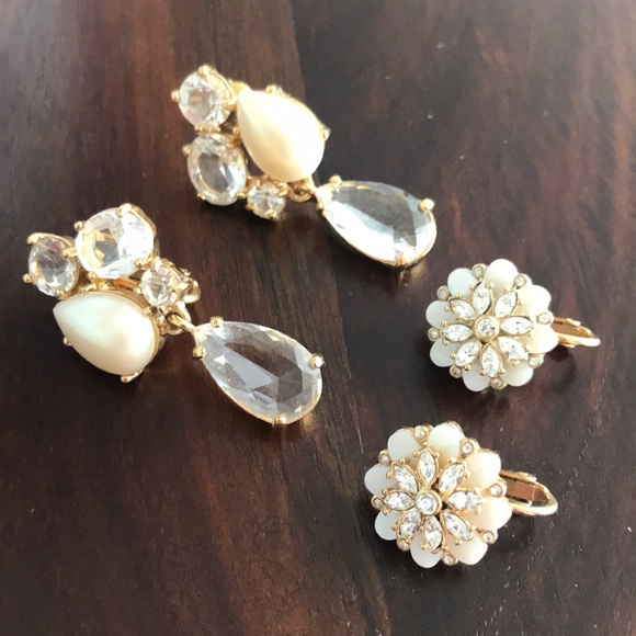 kate spade Jewelry - Kate Spade Clip On Earrings (bundle)